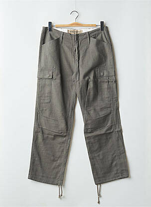 Pantalon cargo coupe droite taille normale vert TEDDY SMITH femme
