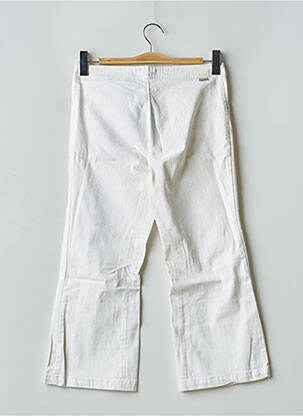 Jeans bootcut taille haute taille haute blanc TEDDY SMITH femme