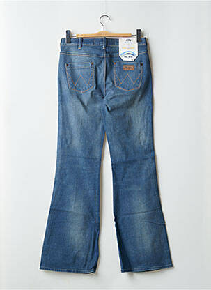 Jean coupe flare stretch taille normale bleu WRANGLER femme