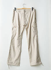 Pantalon cargo beige TEDDY SMITH pour femme seconde vue