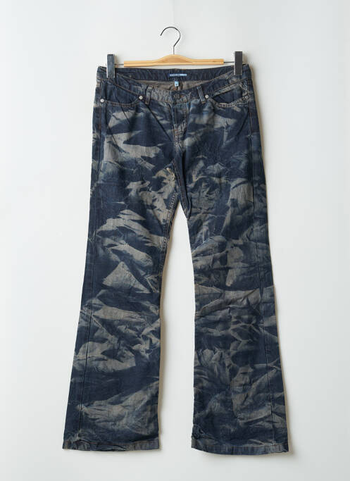 Jeans bootcut stretch taille basse bleu SCHOOL RAG femme