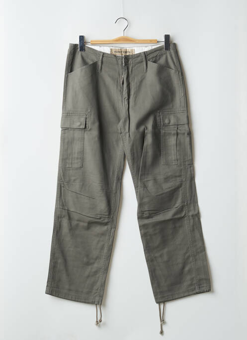 Pantalon cargo coupe droite taille normale vert TEDDY SMITH femme