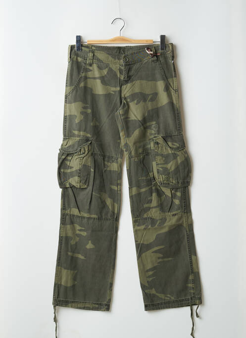 Pantalon cargo vert TEDDY SMITH pour femme