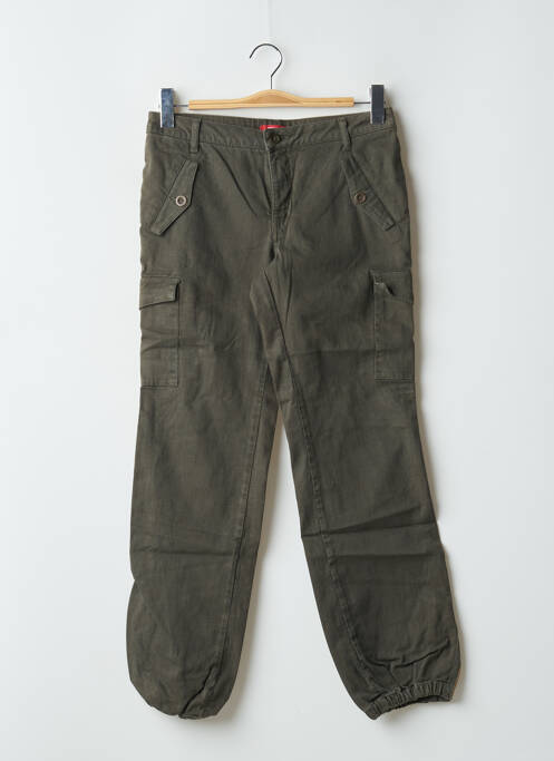 Pantalon cargo vert TEDDY SMITH pour femme