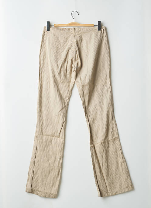 Pantalon flare beige SCHOOL RAG pour femme