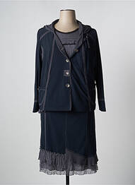 Ensemble jupe coupe cintrée bleu GD femme