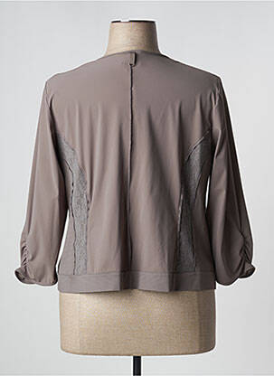 Veste casual coupe cintrée gris GD femme