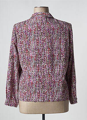 Chemisier coupe cintrée manches longues violet GUY DUBOUIS femme