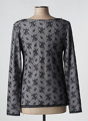 Top stretch manches longues noir ARTIMAGLIA femme