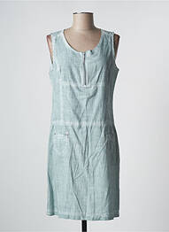 Robe mi-longue sans manche sans manche vert MERI & ESCA femme