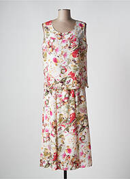 Ensemble jupe coupe évasée rose KARTING femme