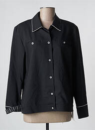 Veste casual poches noir HUCKE WOMAN femme