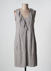 Robe mi-longue gris UN . C TOUT pour femme seconde vue