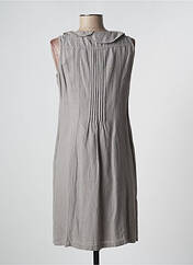 Robe mi-longue gris UN . C TOUT pour femme seconde vue