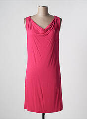 Robe mi-longue rose VANIA pour femme seconde vue