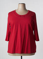 T-shirt rouge LEBEK pour femme seconde vue