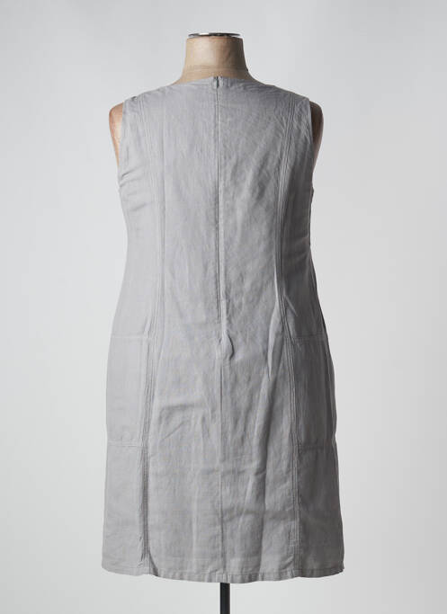 Robe mi-longue gris PAUSE CAFE pour femme