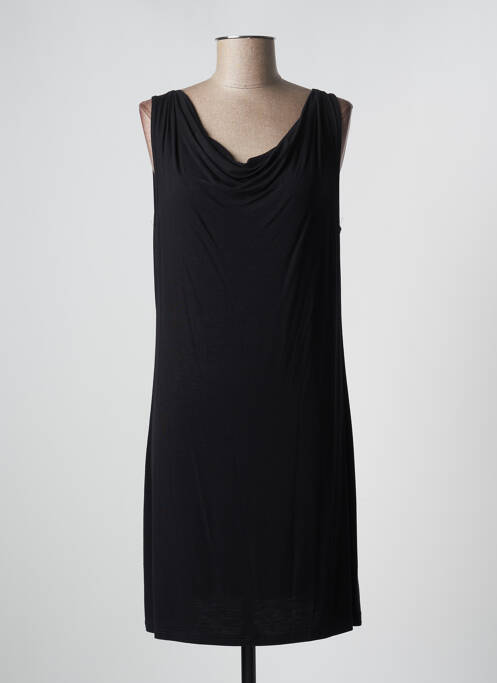 Robe mi-longue noir VANIA pour femme