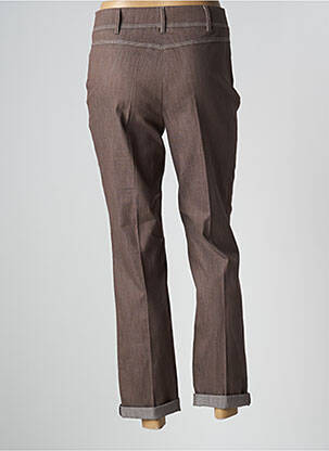 Pantalon slim stretch taille normale marron LEBEK femme