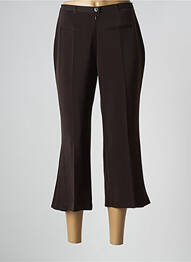 Pantacourt stretch taille normale marron PAUSE CAFE femme