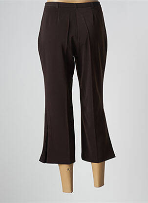 Pantacourt stretch taille normale marron PAUSE CAFE femme