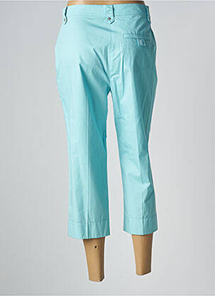 Pantacourt coupe droite taille normale bleu FRANK EDEN femme