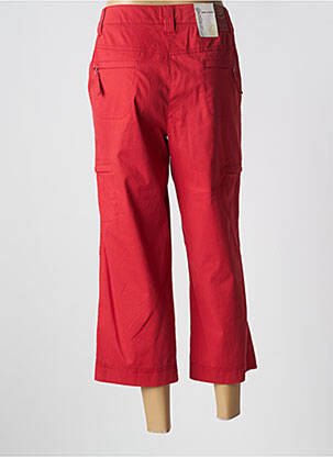 Pantacourt coupe droite taille normale rouge GARDEUR femme