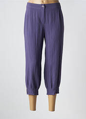 Pantacourt violet JEAN DELFIN pour femme seconde vue