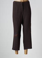 Pantalon 7/8 marron LISA CHESNAY pour femme seconde vue