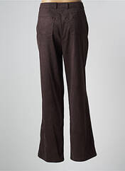 Pantalon droit marron DUO pour femme seconde vue