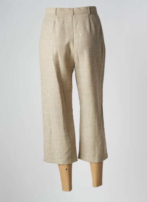 Pantacourt beige PAUSE CAFE pour femme