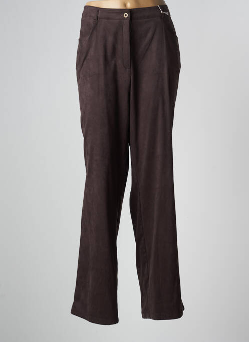 Pantalon droit marron DUO pour femme