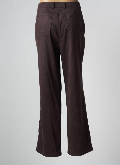 Pantalon droit marron DUO pour femme