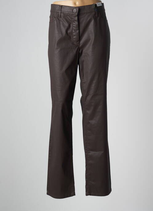 Pantalon droit marron GARDEUR pour femme