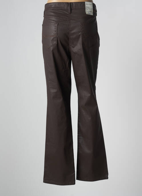 Pantalon droit marron GARDEUR pour femme