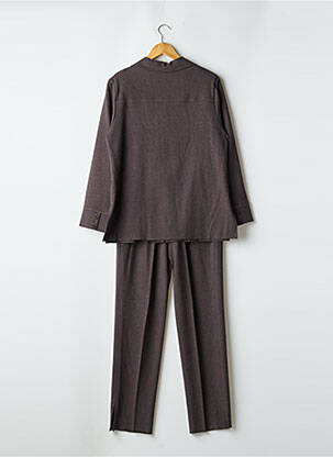 Ensemble pantalon coupe droite marron KARTING femme