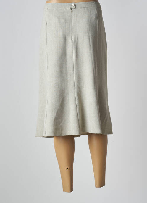 Jupe mi-longue vert GUY DUBOUIS pour femme