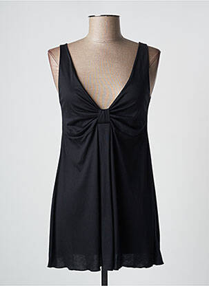 Top stretch sans manche noir ARTIMAGLIA femme