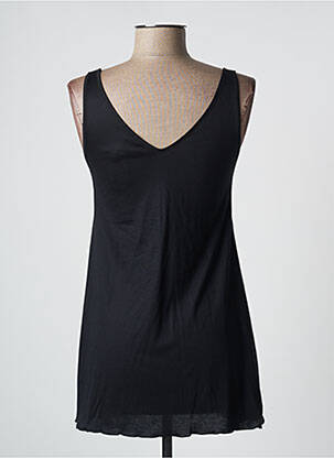 Top stretch sans manche noir ARTIMAGLIA femme