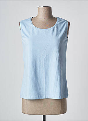 Top bleu LEBEK pour femme