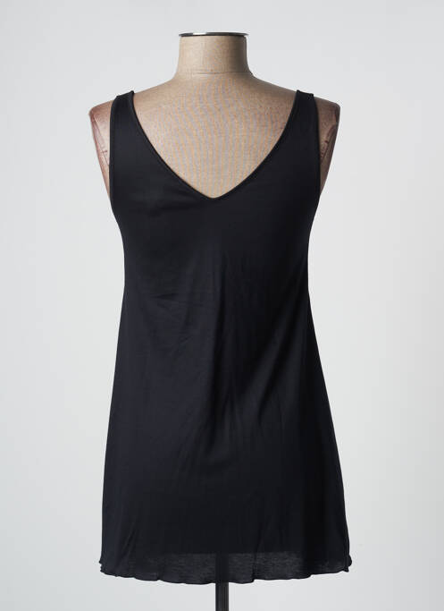 Top tissage jersey sans manche noir ARTIMAGLIA femme