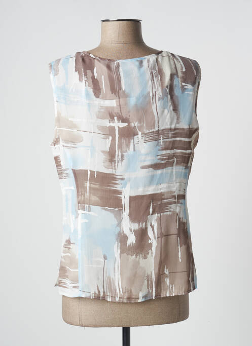 Top bleu KARTING pour femme