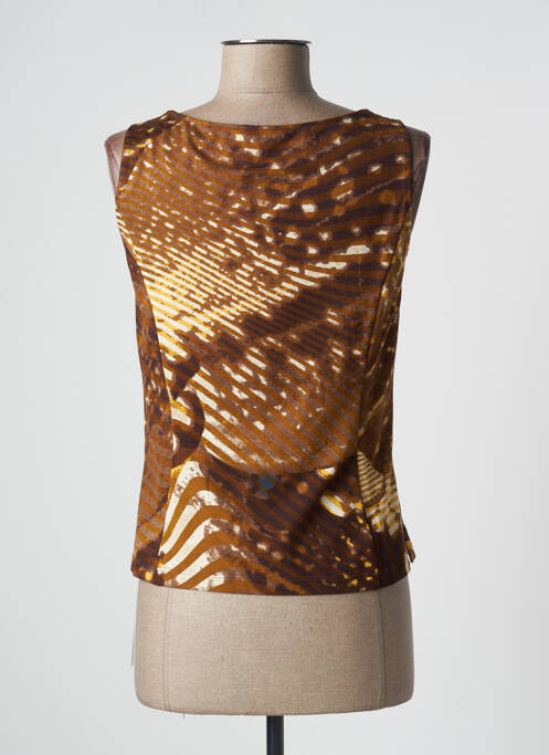 Top marron DUO pour femme