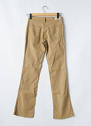 Pantalon droit stretch taille normale beige CIMARRON femme