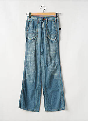Jean coupe flare taille basse taille basse bleu CIMARRON femme