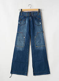 Jean coupe flare taille basse taille basse bleu LOIS femme