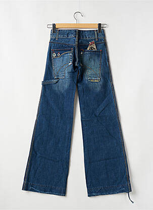 Jean coupe flare taille basse taille basse bleu LOIS femme