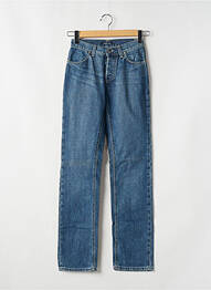 Jeans coupe droite taille basse taille basse bleu SCHOOL RAG femme