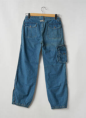 Jeans coupe droite stretch taille basse bleu TEDDY SMITH femme