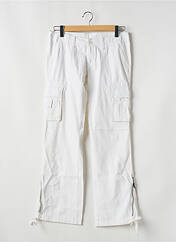 Pantalon cargo blanc TEDDY SMITH pour femme seconde vue